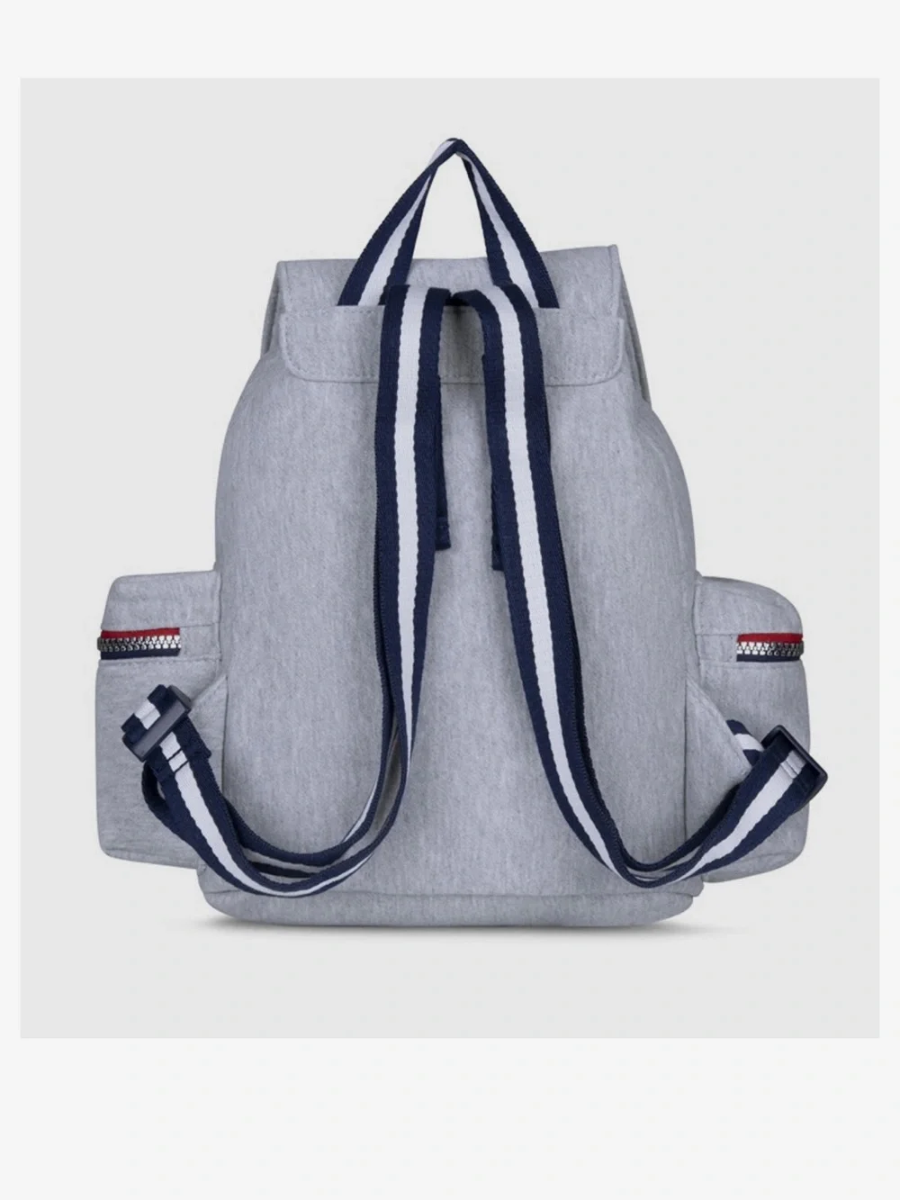 Polo by Ralph Lauren Light Gray and Navy fleece Backpack
